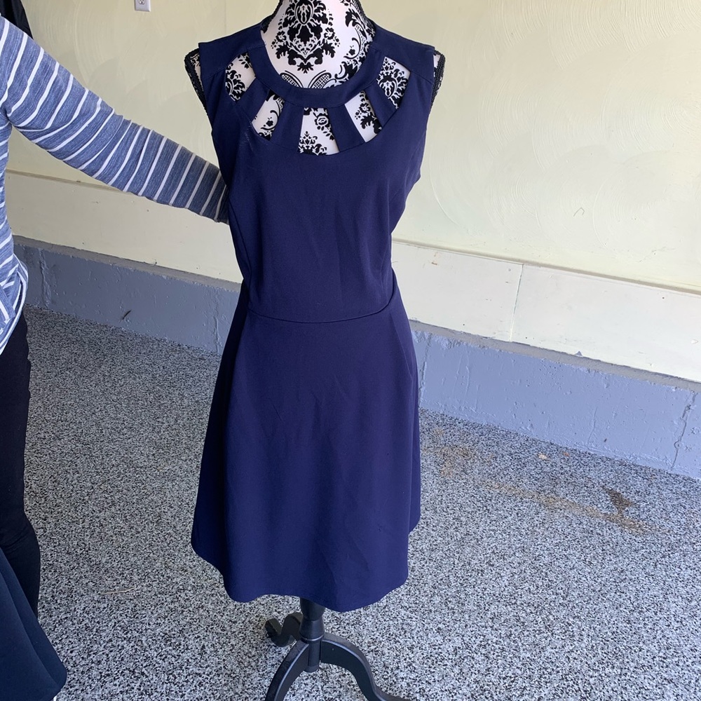 Cute Navy Cocktail Dress
